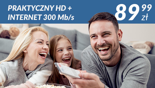 Praktyczny HD + Internet 300/15